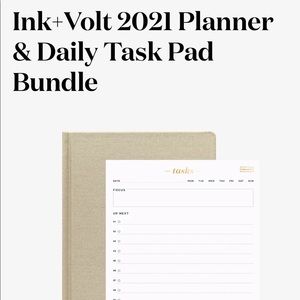 Ink & Volt 2021 Goal Planner and Organizer Pad
